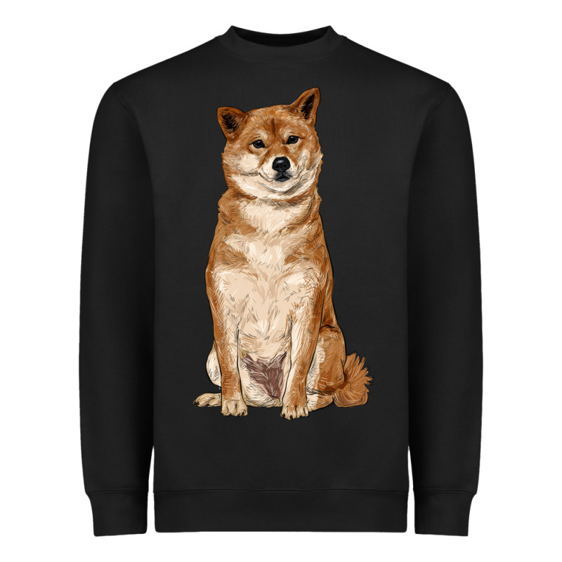 Shiba Inu Heavyweight Sweatshirt by RanaPortraitStore | Teevron