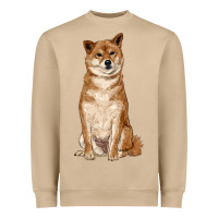 Mushroom shiba inu Heavyweight Sweatshirt - RanaPortraitStore