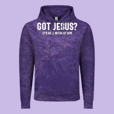 Got Jesus It's Hell Without Him - Christian Vintage Hoodie Designed By Artisfamous