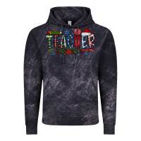 Cloud Black Teacher Christmas Vintage Hoodie - CowhideDigitalArt
