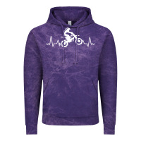 Cloud Purple dirt bike Vintage Hoodie - artisFamous