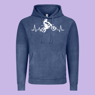 Dirt Bike Vintage Hoodie Designed By Artisfamous