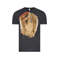 Vintage Black Catchers Mitt Fa Element Vintage Tee - FaDigitalArtStudio