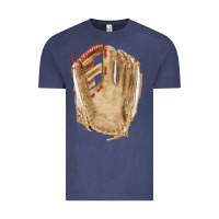 Vintage Denim Catchers Mitt Fa Element Vintage Tee - FaDigitalArtStudio