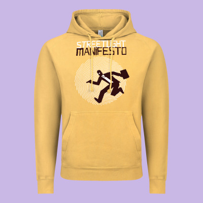 Streetlight Manisfesto Vertigo Vintage Hoodie Designed By Artisfamous