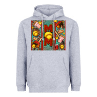 Heather Grey softball mom Heavyweight Hoodie - Jasminsmagicworld