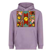 Lavender softball mom Heavyweight Hoodie - Jasminsmagicworld