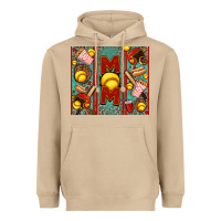 Mushroom softball mom Heavyweight Hoodie - Jasminsmagicworld