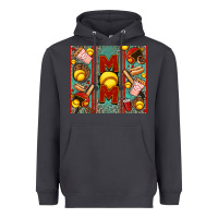 Smoke softball mom Heavyweight Hoodie - Jasminsmagicworld