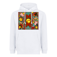 White softball mom Heavyweight Hoodie - Jasminsmagicworld