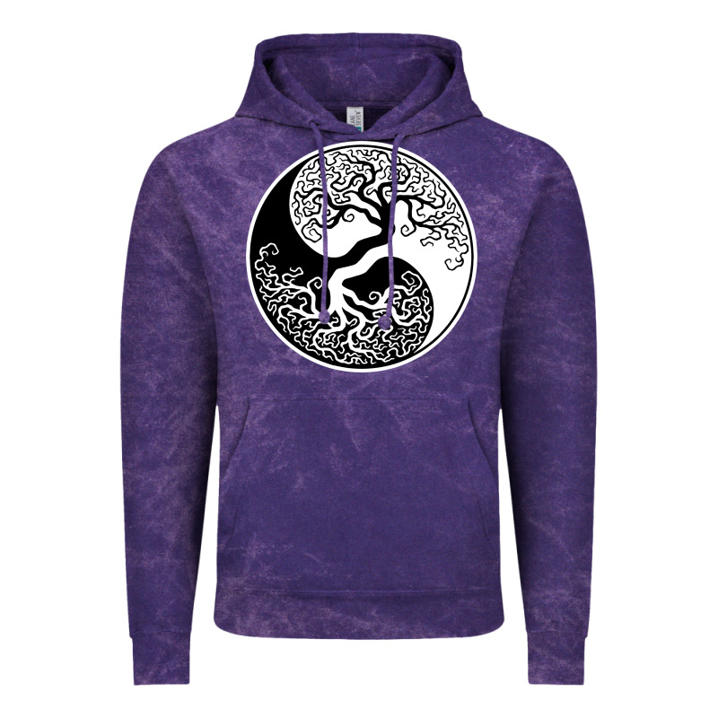 Tree Of Life Yin Yang Vintage Hoodie by artisFamous | Teevron
