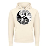 Vintage Artic tree of life yin yang Vintage Hoodie - artisFamous