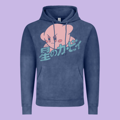 Funny Kirby Kanji Vintage Hoodie Designed By Artisfamous