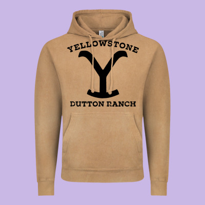 Black Stone Dutton Ranch Vintage Hoodie Designed By Artisfamous