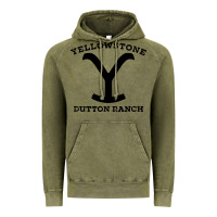 Vintage Olive black stone dutton ranch Vintage Hoodie - artisFamous
