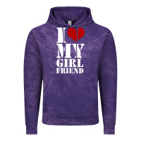 Cloud Purple i heart my girlfriend shirt Vintage Hoodie - artisFamous