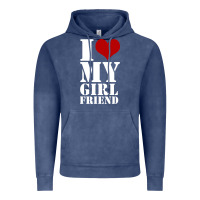 I Heart My Girlfriend Shirt Vintage Hoodie | Teevron