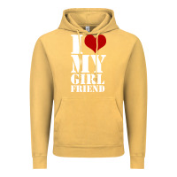 Vintage Mustard i heart my girlfriend shirt Vintage Hoodie - artisFamous