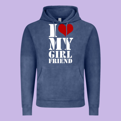 I Heart My Girlfriend Shirt Vintage Hoodie Designed By Artisfamous