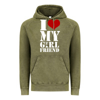 Vintage Olive i heart my girlfriend shirt Vintage Hoodie - artisFamous
