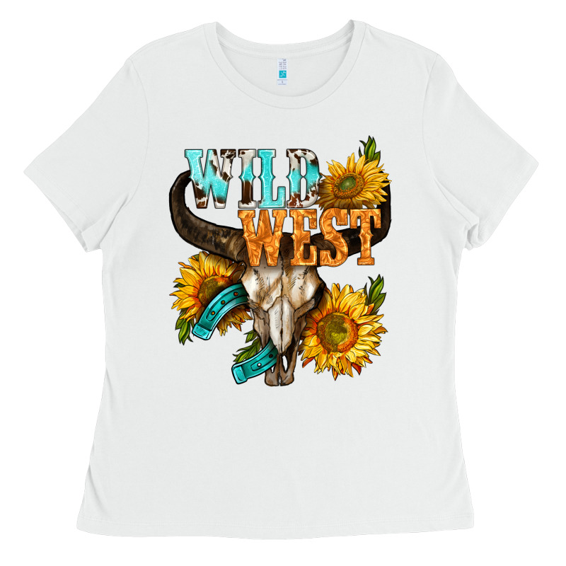 Western Wild West Rodeo Ladies Tee by BundleAndBundleShop | Teevron