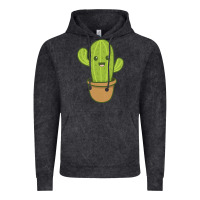 Vintage Black happy cactus hug me please Vintage Hoodie - artisFamous