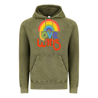 Vintage Olive love  classic Vintage Hoodie - artisFamous