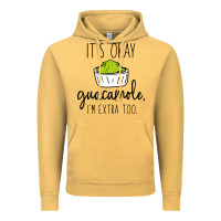 Vintage Mustard its okay guacamole im extra too Vintage Hoodie - artisFamous