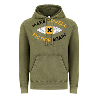 Vintage Olive make orwell fiction again Vintage Hoodie - artisFamous