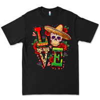 Black Cinco de mayo love Premium Tee - FaDigitalArtStudio