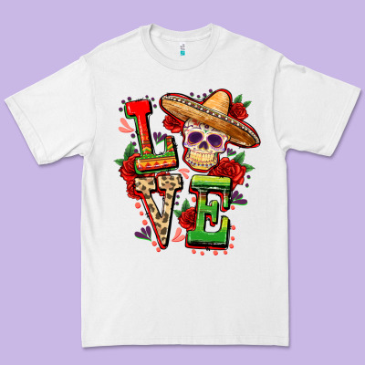 Cinco De Mayo Love Premium Tee Designed By Fadigitalartstudio