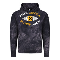 Cloud Black make orwell fiction again Vintage Hoodie - artisFamous