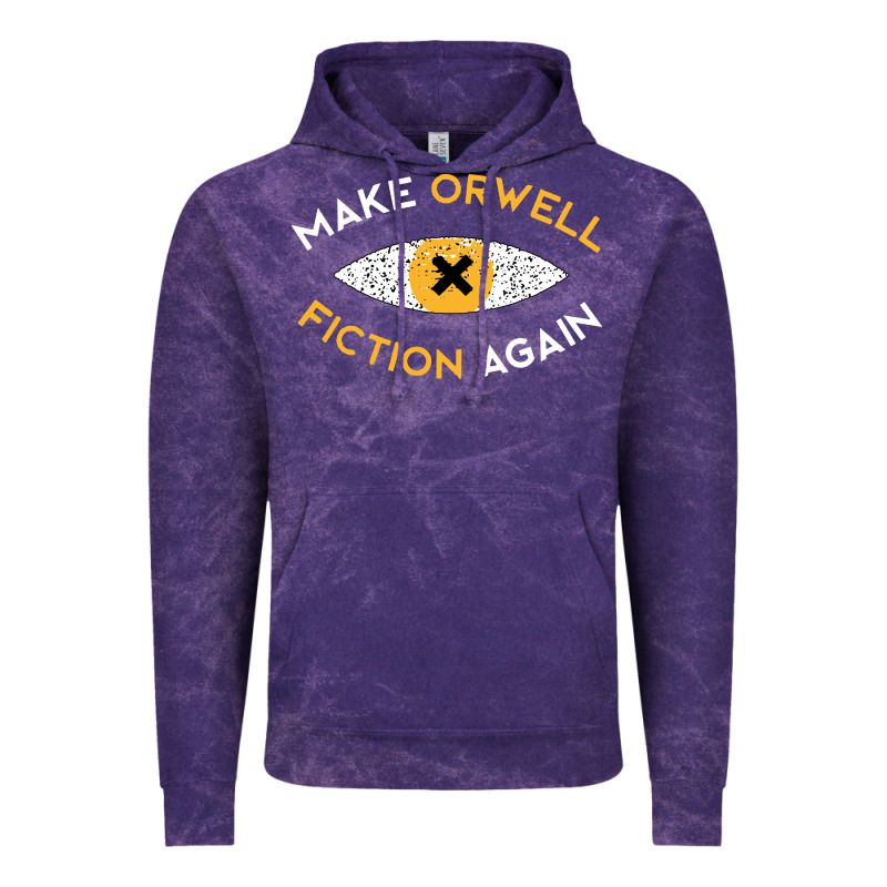 Make Orwell Fiction Again Vintage Hoodie by artisFamous | Teevron