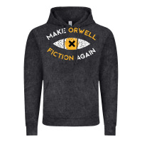 Vintage Black make orwell fiction again Vintage Hoodie - artisFamous