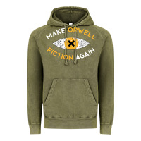 Vintage Olive make orwell fiction again Vintage Hoodie - artisFamous