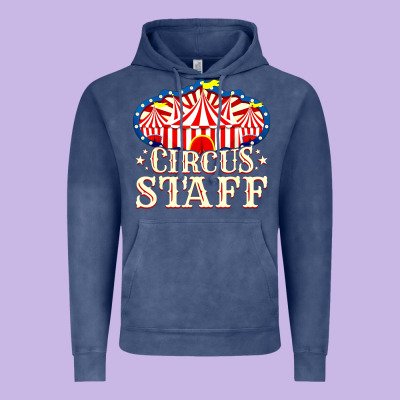 Circus Staff Vintage Hoodie Designed By Artisfamous