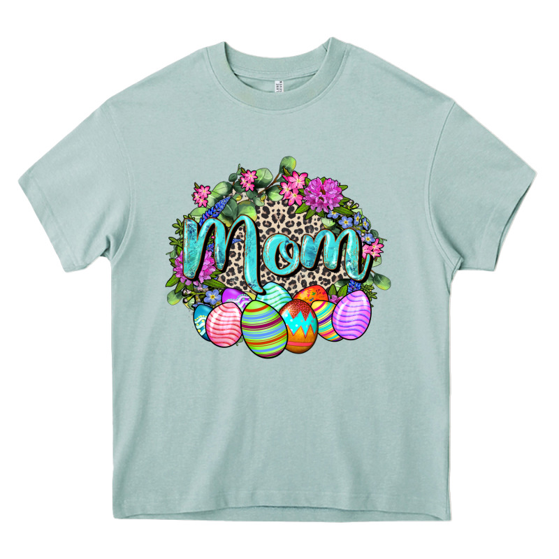 Easter Mom  Happy Easter Day Heavy Core Tee by CowGirlArtShop | Teevron