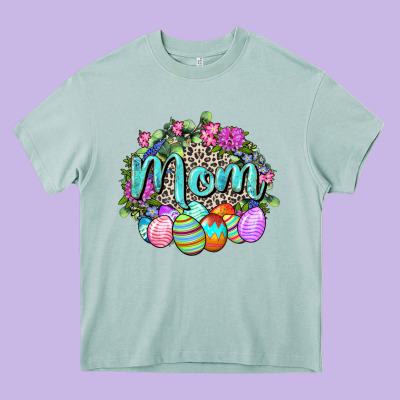 Easter Mom  Happy Easter Day Heavy Core Tee Designed By Cowgirlartshop