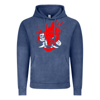 Vintage Denim cyberpunk 2077 Vintage Hoodie - artisFamous