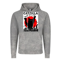 Cloud Rock vintage catzilla japanese sunset style Vintage Hoodie - artisFamous