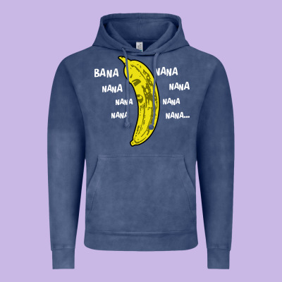 Banana Vintage Hoodie Designed By Artisfamous