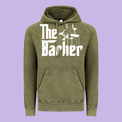 The Barber Vintage Hoodie Designed By Artisfamous
