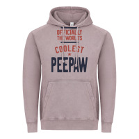Vintage Zinc Officially The World's Coolest Peepaw | Mens Gift Vintage Hoodie - artisFamous
