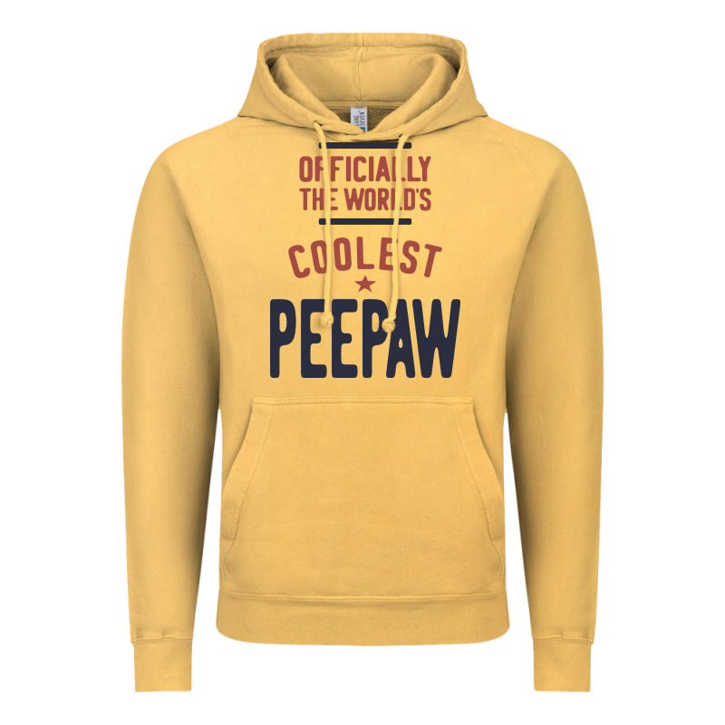 Officially The World's Coolest Peepaw | Mens Gift Vintage Hoodie by artisFamous | Teevron