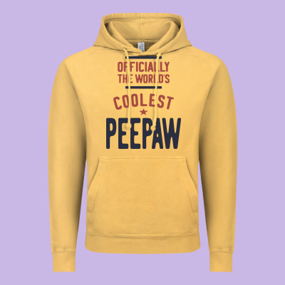Officially The World's Coolest Peepaw | Mens Gift Vintage Hoodie Designed By Artisfamous