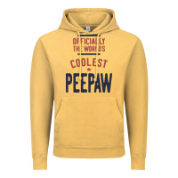 Vintage Mustard Officially The World's Coolest Peepaw | Mens Gift Vintage Hoodie - artisFamous