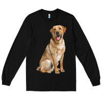 Black Labrador Retriever llustrations Long Sleeve Tee - LillyAllenDesigns