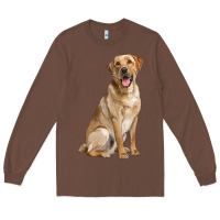 Chestnut Labrador Retriever llustrations Long Sleeve Tee - LillyAllenDesigns