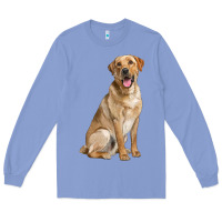 Colony Blue Labrador Retriever llustrations Long Sleeve Tee - LillyAllenDesigns