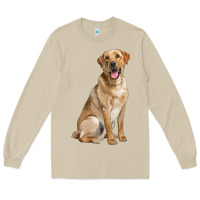 Mushroom Labrador Retriever llustrations Long Sleeve Tee - LillyAllenDesigns